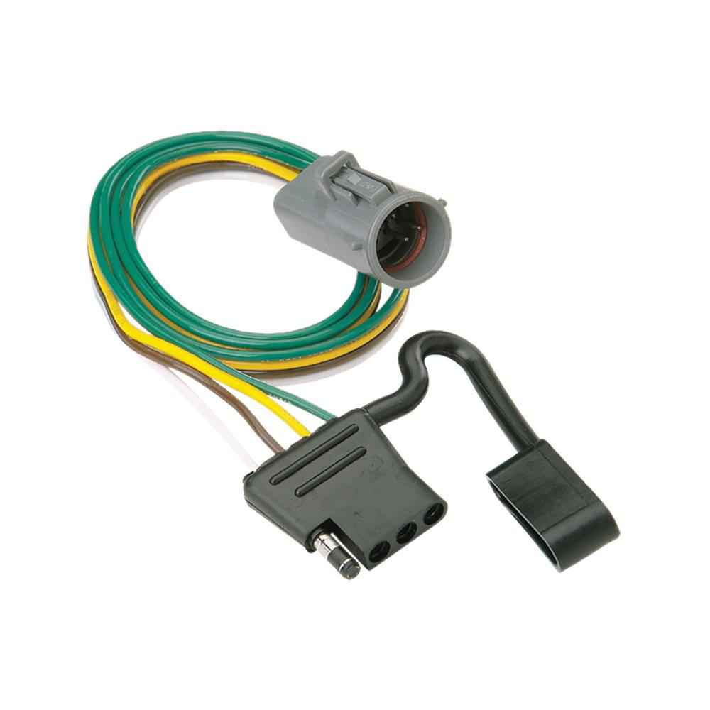 4-Way Flat Replacement Trailer Wiring Connector 98-00 Ford/Mercury