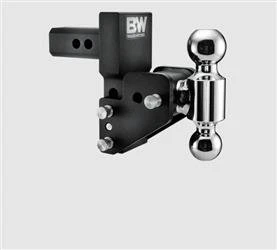 Trailer Hitch Ball Mount B&W Trailer Hitches TS10063BMP Tow & Stow ®, For Use With GM Multi-Pro Tailgate, Fits 2" Receiver, 10000 Pound Gross Trailer Weight/ 1000 Pound Tongue Weight, 2-1/2" Drop/ 3-1/2" Rise
