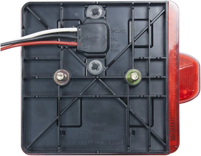 Trailer Light Peterson Mfg. V844 Stop/ Turn/ Tail Light, 6/7 LED, Red, 4.61" Width x 1.8" Height - Image 2