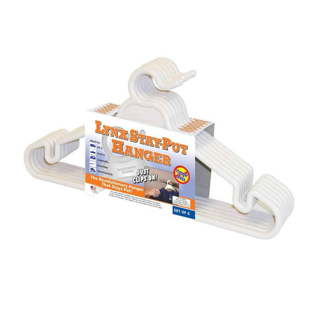 Stay-Put Clothes Hangers