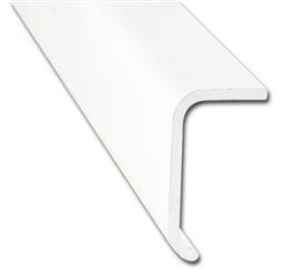Trim Molding AP Products 021-86101-8 Long Leg Non Insert Trim Type, 1-2/5" Height x 3/4" Width x 8 Foot Length, Polar White