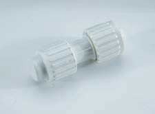 Tube End Fitting Elkhart Supply 16347 Flair-It ™, 7/8" Outer Diameter, Straight, White, Plastic