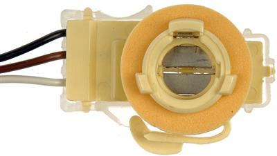 Turn Signal Light Socket Dorman 85867 Conduct-Tite ®, OE Replacement, 10" Overall Length With Wire, 2-1/2" Overall Length Without Wire, 3 Wire, 3 Wire Harness, 90 Degree, Female
