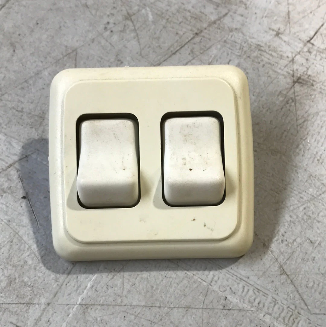 Used 12v RV Double Light Switch