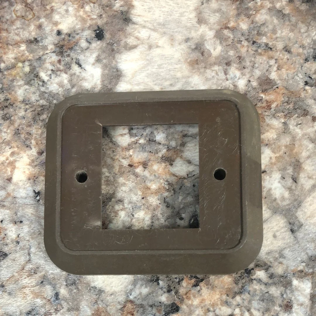 Used 12v RV Double Light Switch wall plate / faceplate cover - Image 2