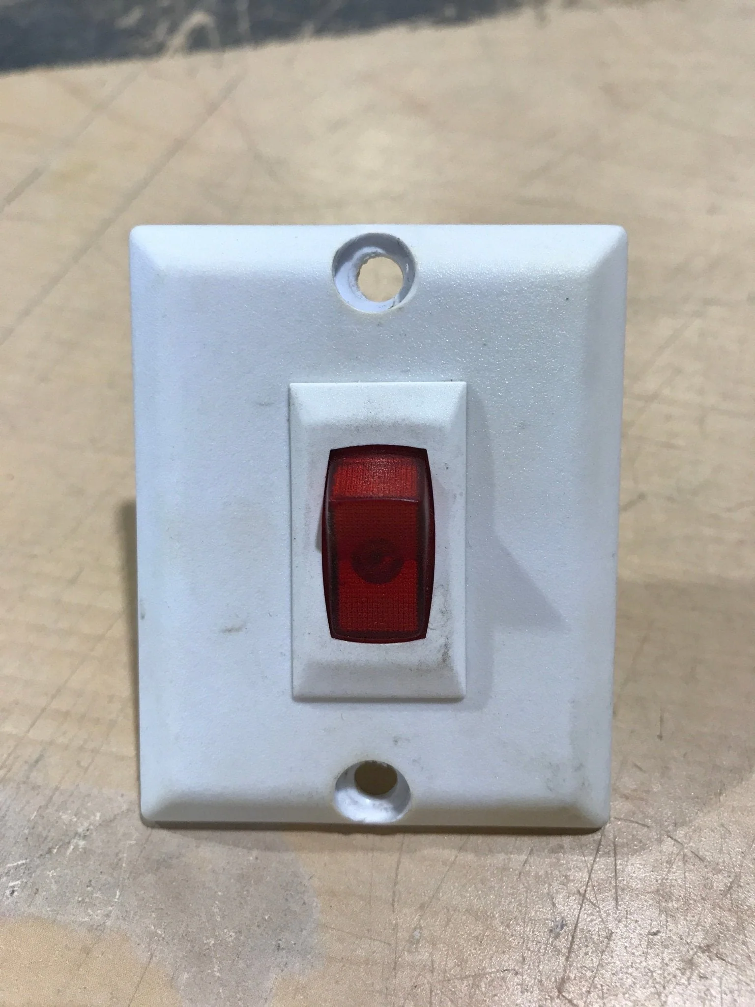 Used 12v RV Single Light Indicator Switch
