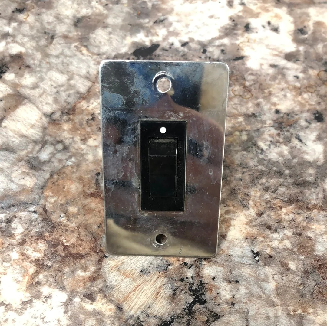 Used 12v RV Single Light Switch
