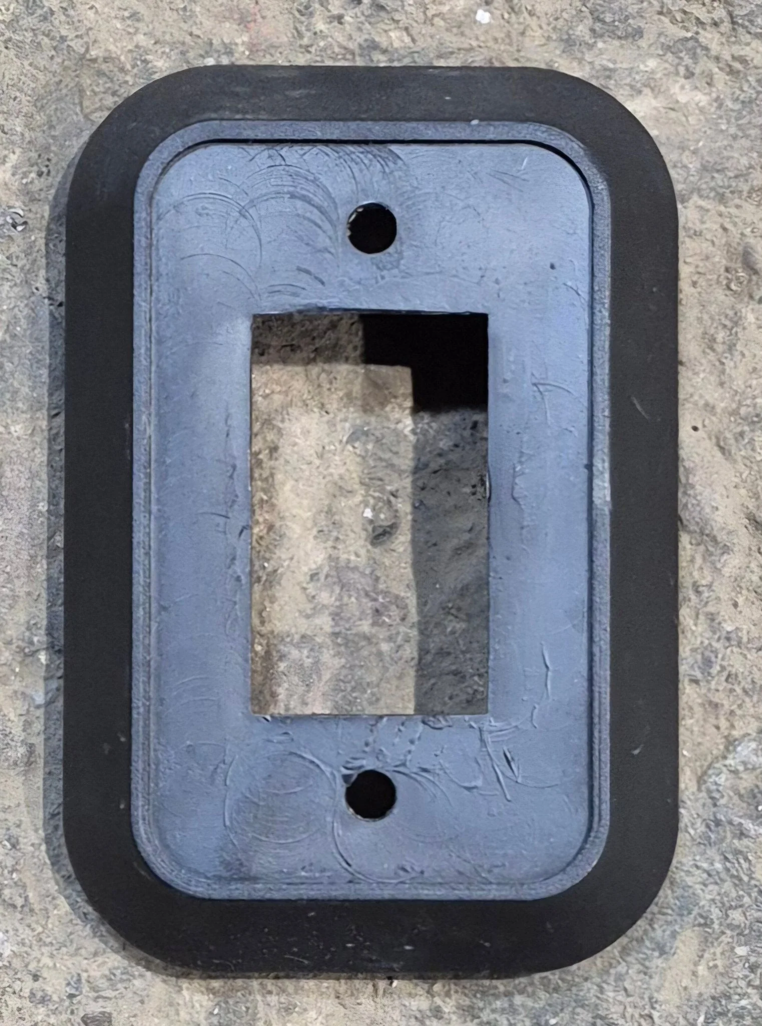 Used 12v RV Single Light Switch wall plate / faceplate cover