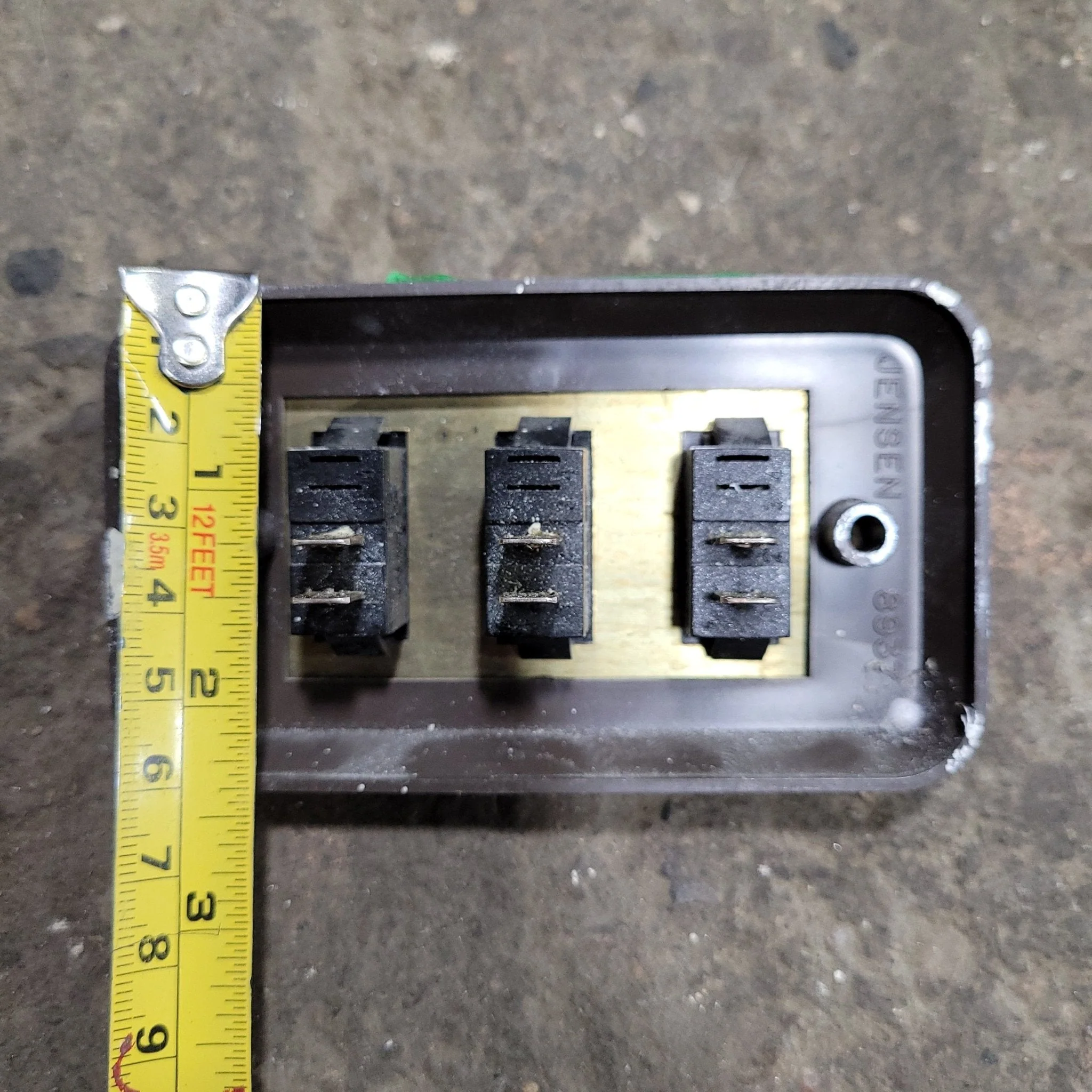 Used 12v RV Triple Light Switch - Image 3