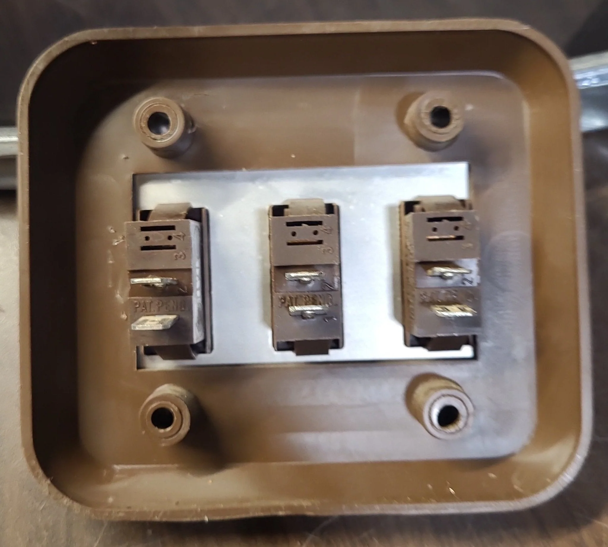 Used 12v RV Triple Light Switch - Image 2