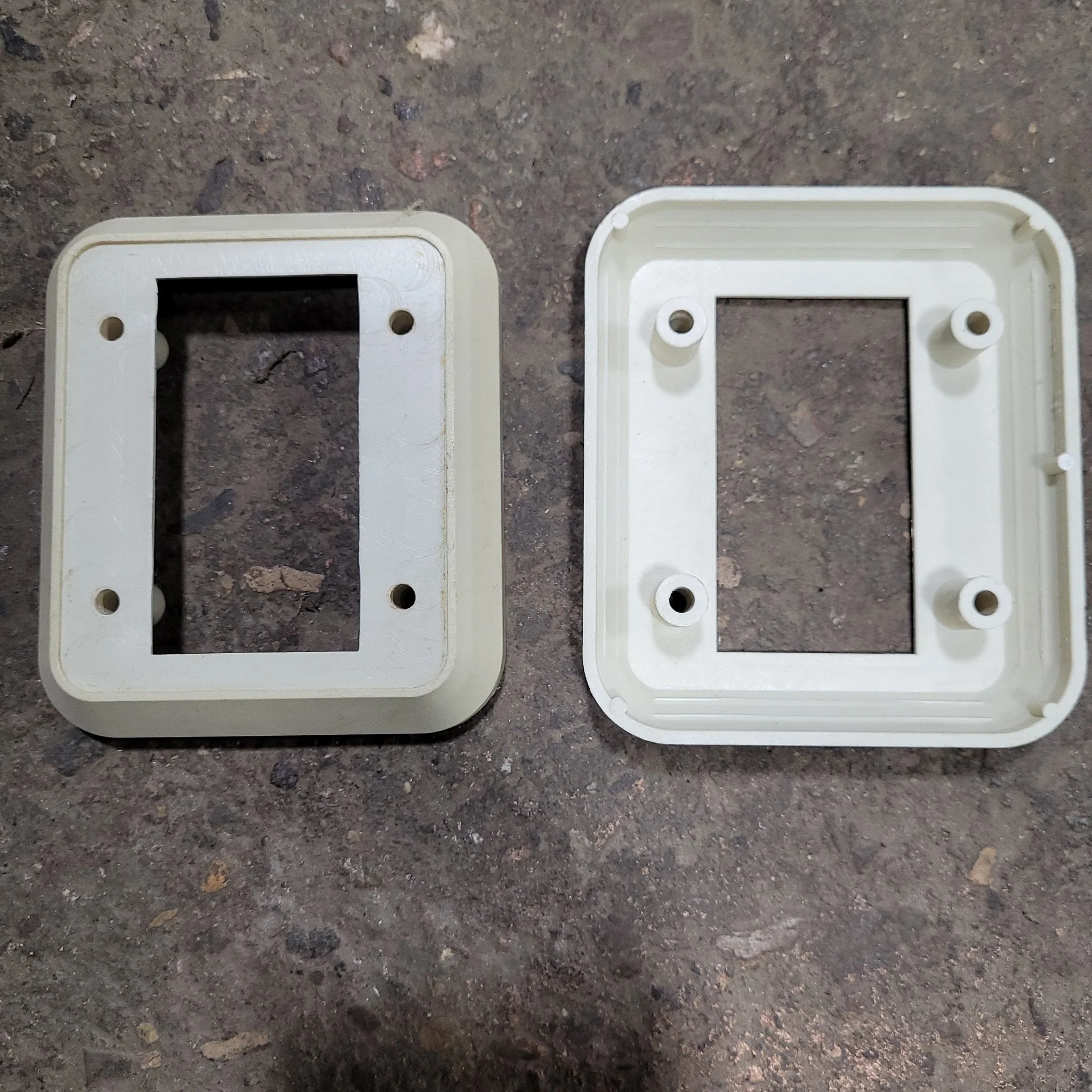 Used 12v RV Triple Light Switch wall plate / faceplate cover - Single