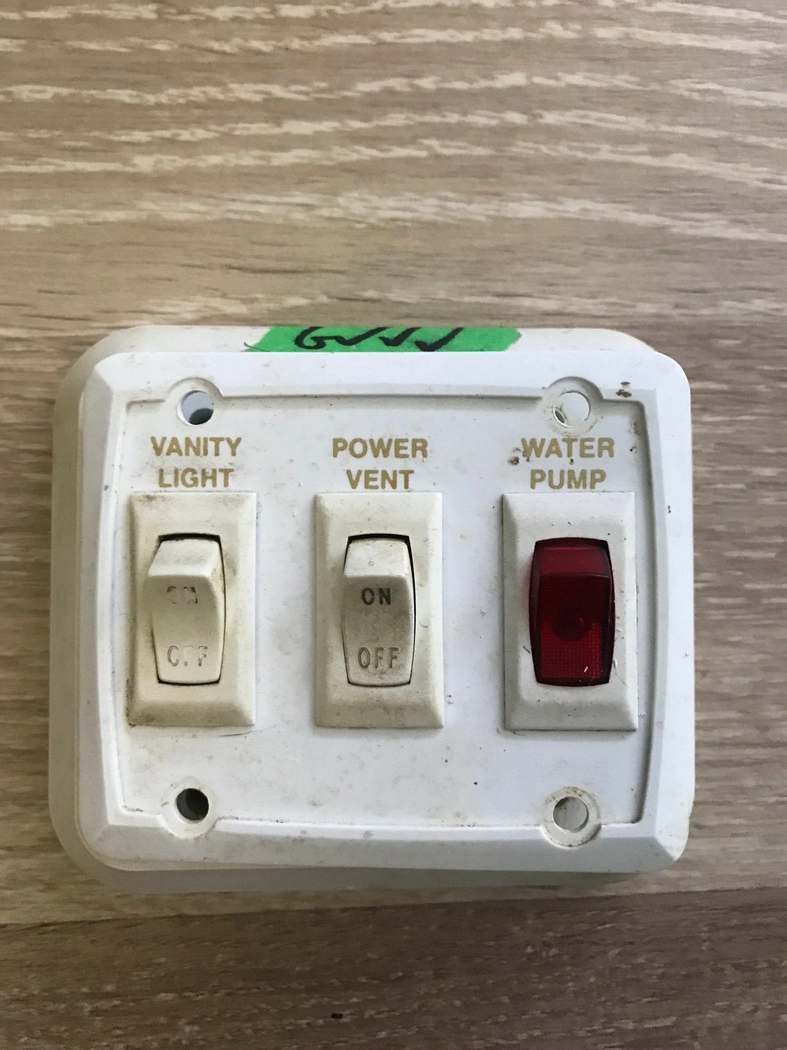 Used 12v RV Triple Switch
