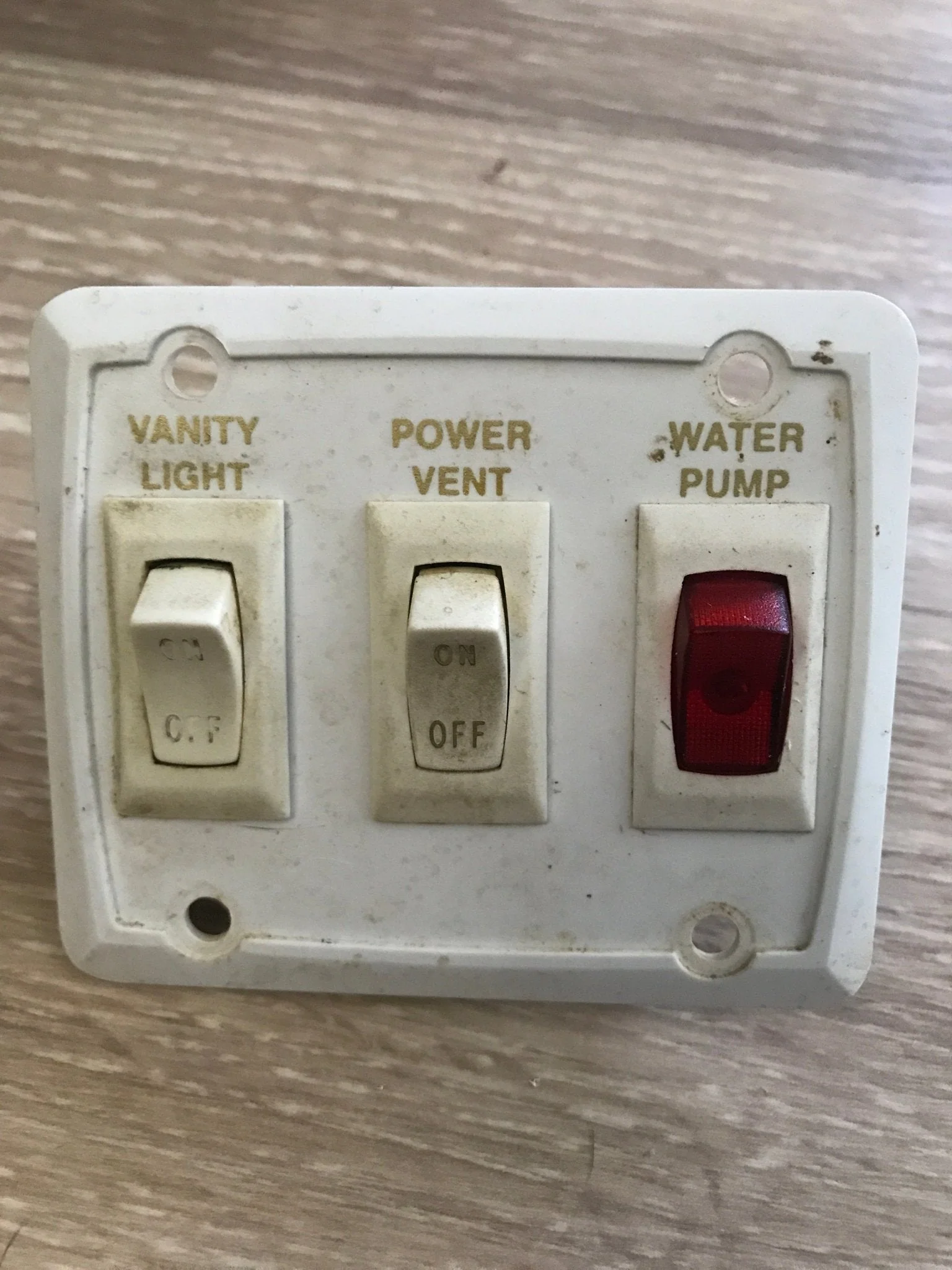 Used 12v RV Triple Switch - Image 3
