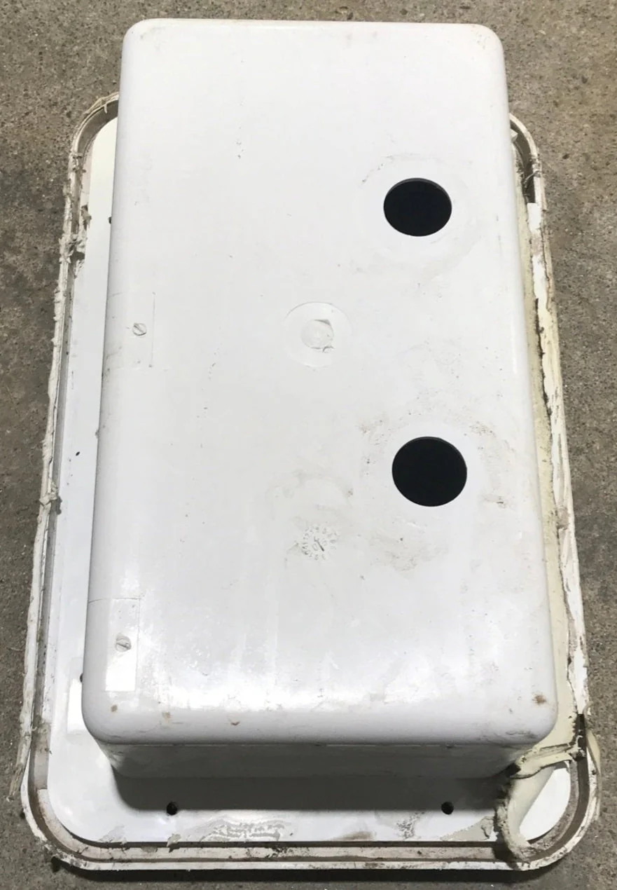 Used 13 1/2" W RV Access Hatch - Outdoor Shower - Image 3