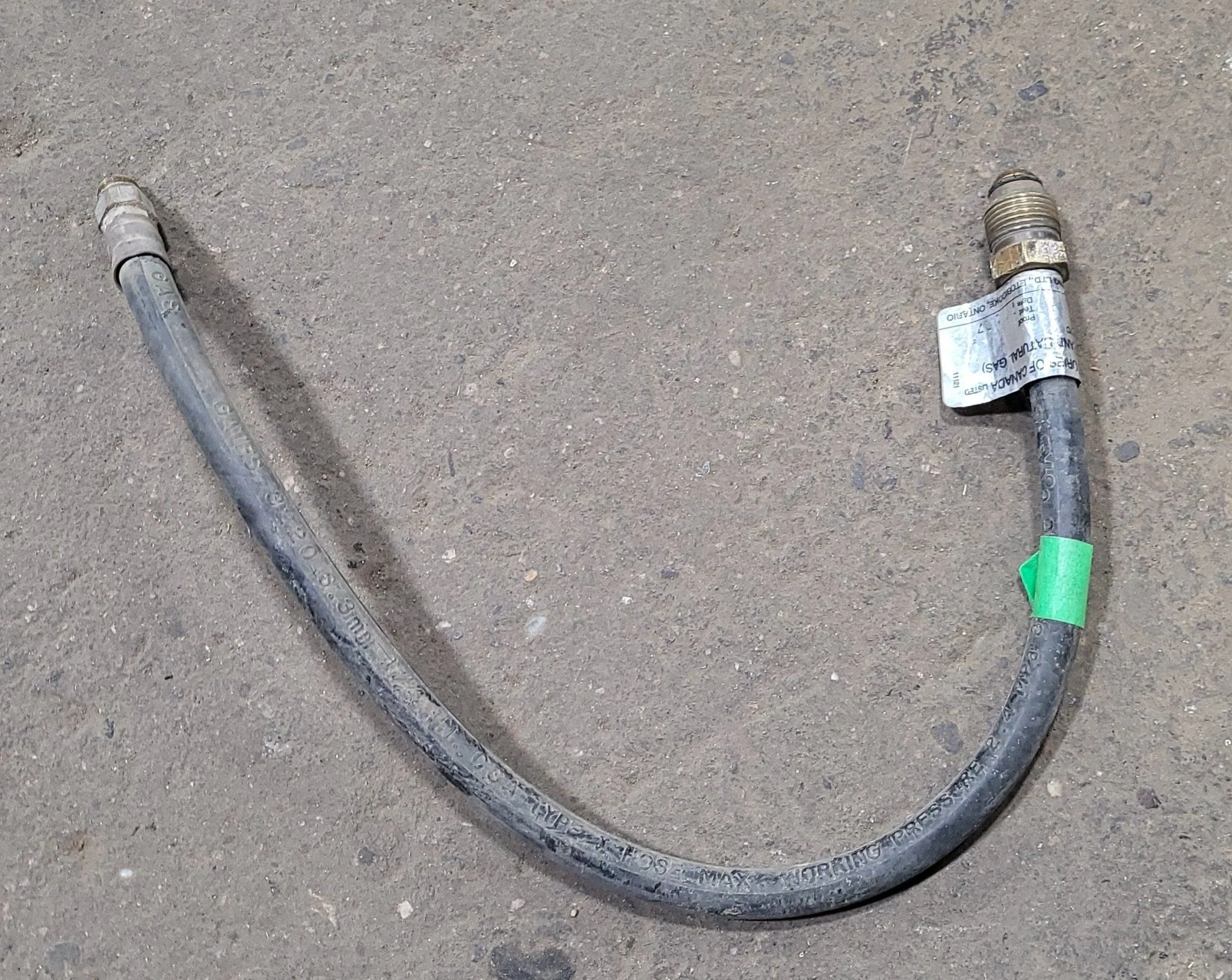 Used 20" Propane Regulator Hose
