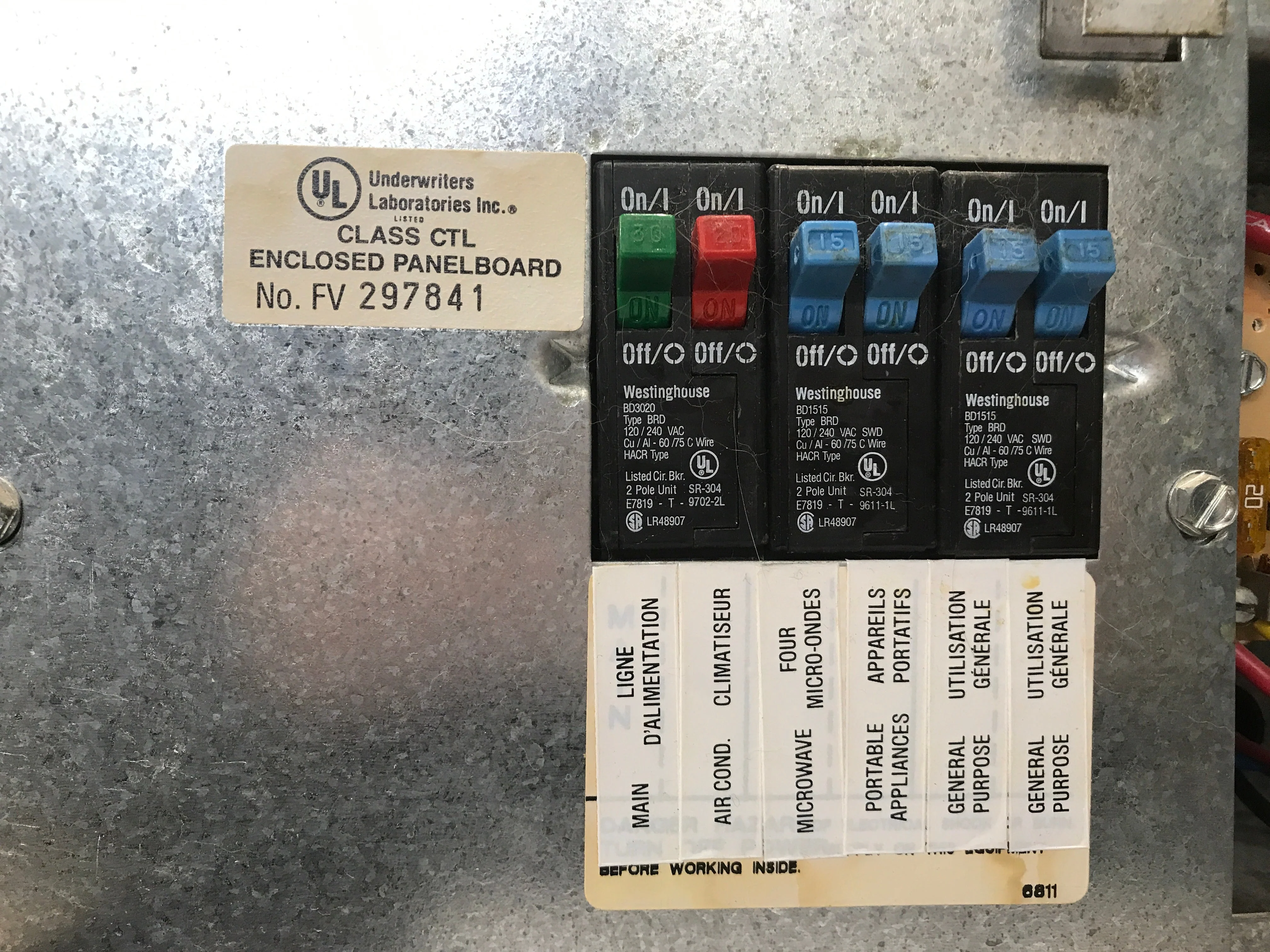 Used 30 AMP Magnetek DC Distribution Panel - Model 80 - Image 4