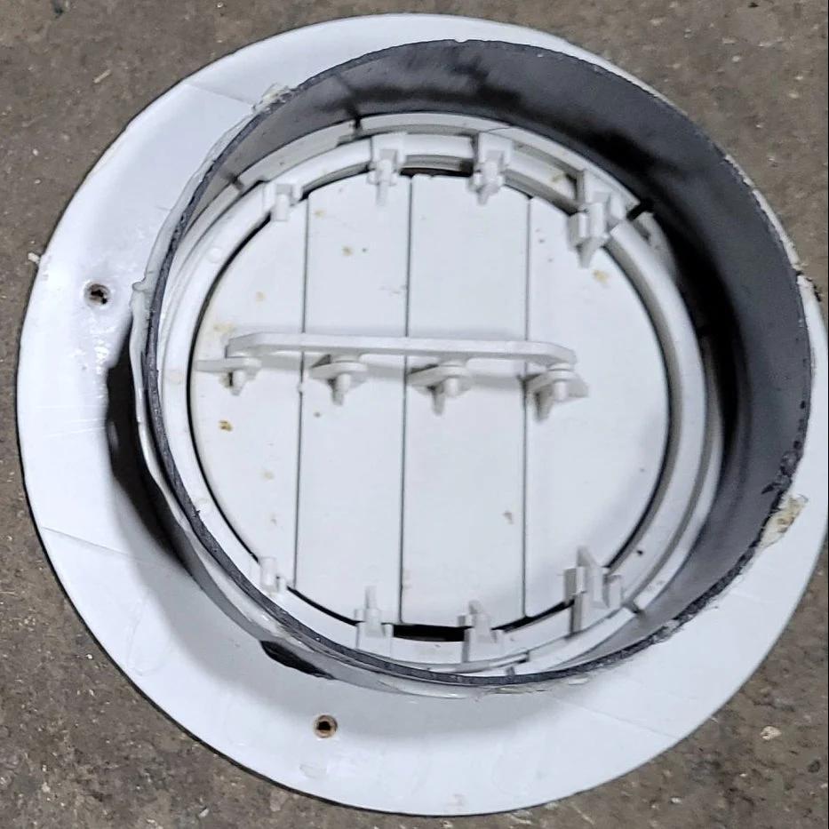 Used 4 1/2” Off White A/C Ducting- Single - Image 2