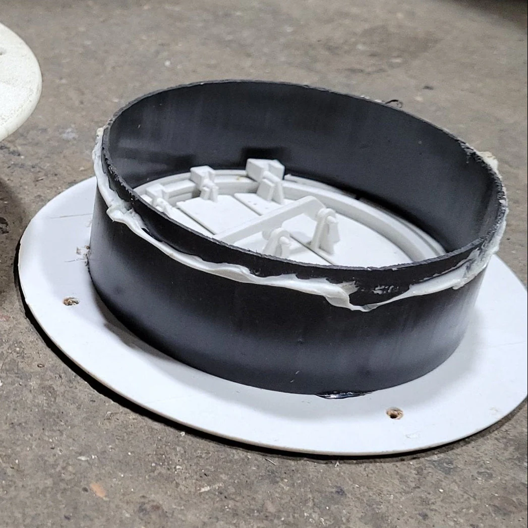Used 4 1/2” Off White A/C Ducting- Single - Image 3