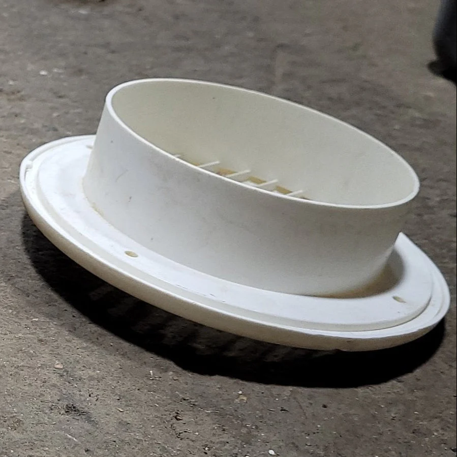 Used 4 3/4” Off White A/C Ducting- Single - Image 3