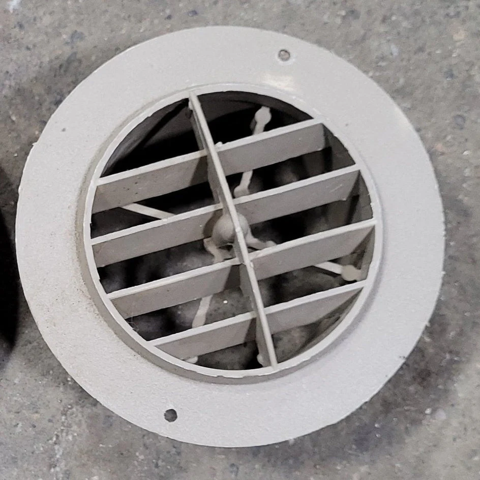 Used 4” Beige A/C Ducting- Single