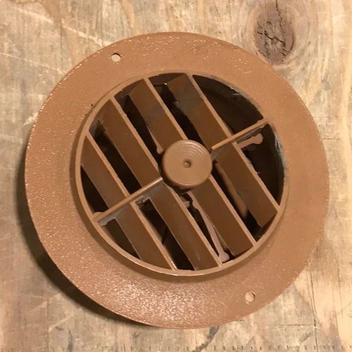 Used 4” Light Brown A/C Ducting- Single