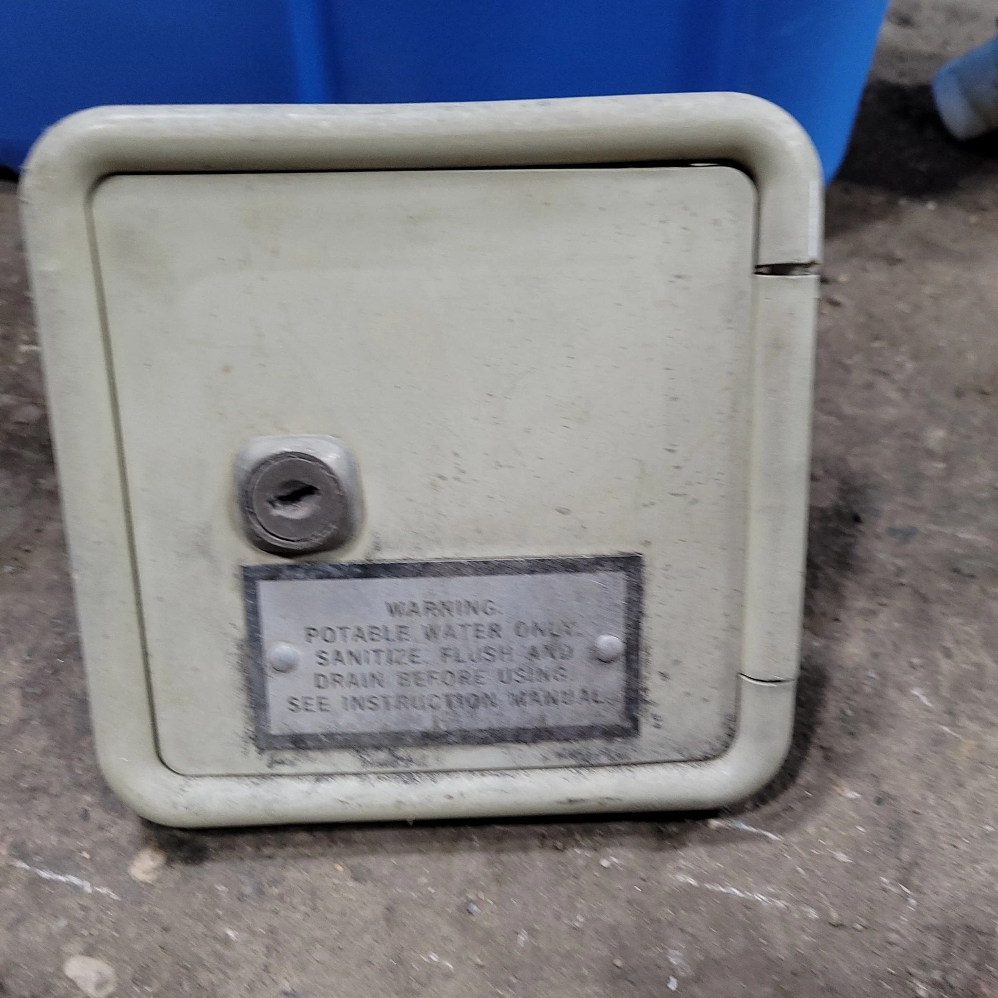 Used 5 1/2" W RV Water inlet