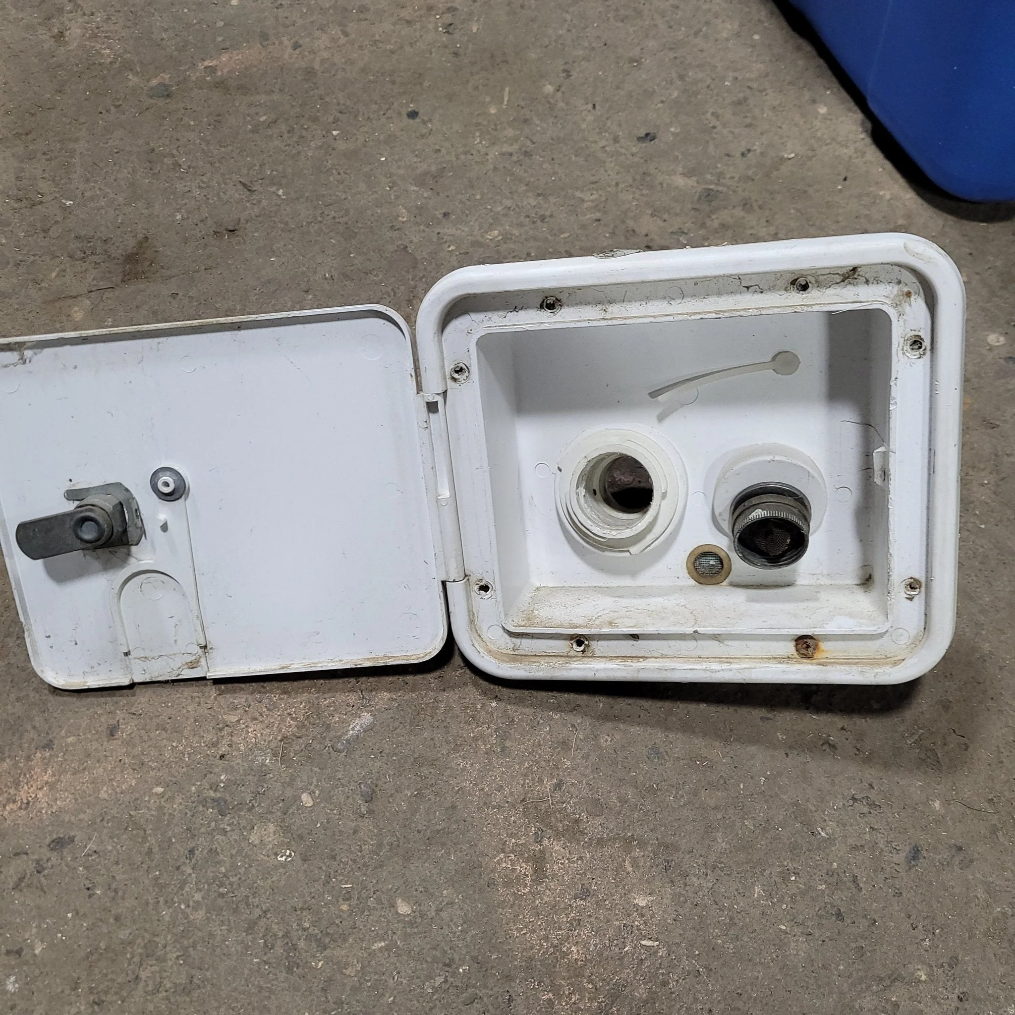 Used 7 1/2" W RV Water inlet - Image 2