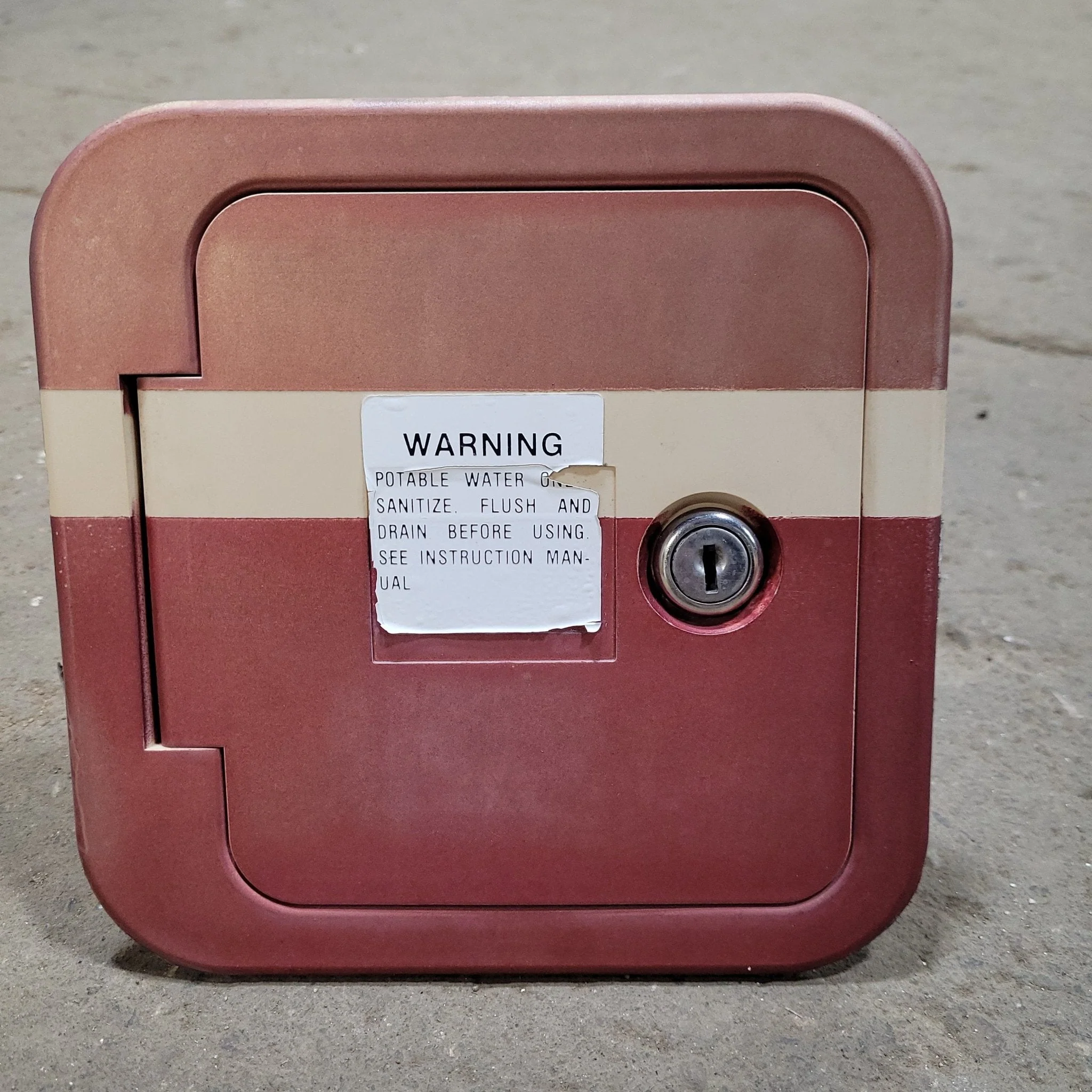 Used 7" W Motorhome Water Inlet- RETRO/ VINTAGE