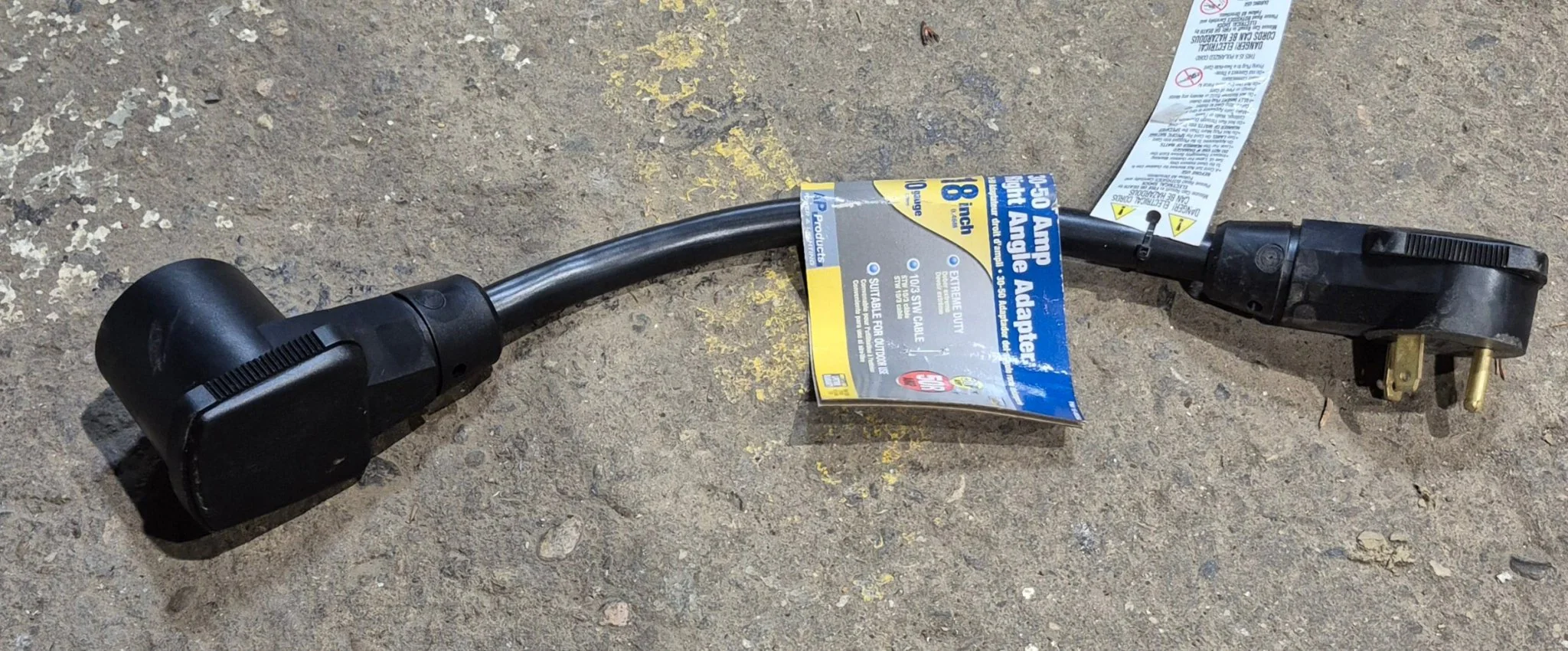 Used AP Products Power Cord Adapter 30M/50F
