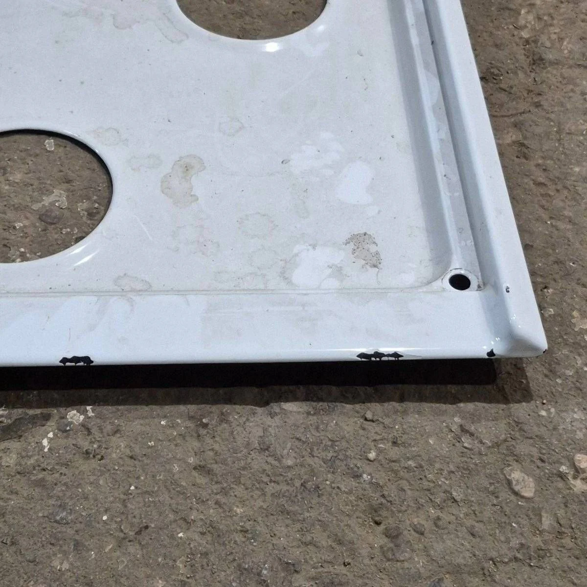Used Atwood 3 Burner Main Top, White, Slotted - 52007 - Image 2