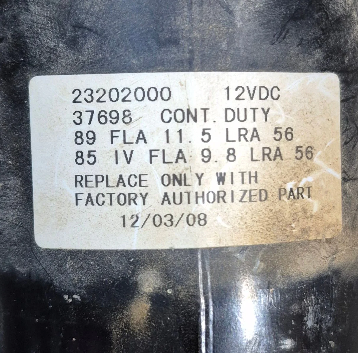 Used Atwood Furnace Heater Motor - 37698 - Image 2