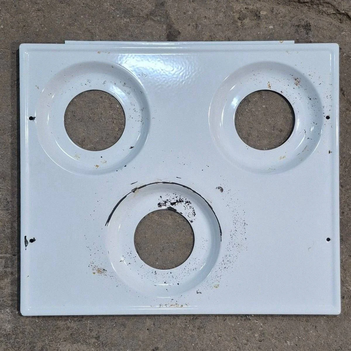 Used Atwood/ Wedgewood 3-Burner Main Top, White - 53584