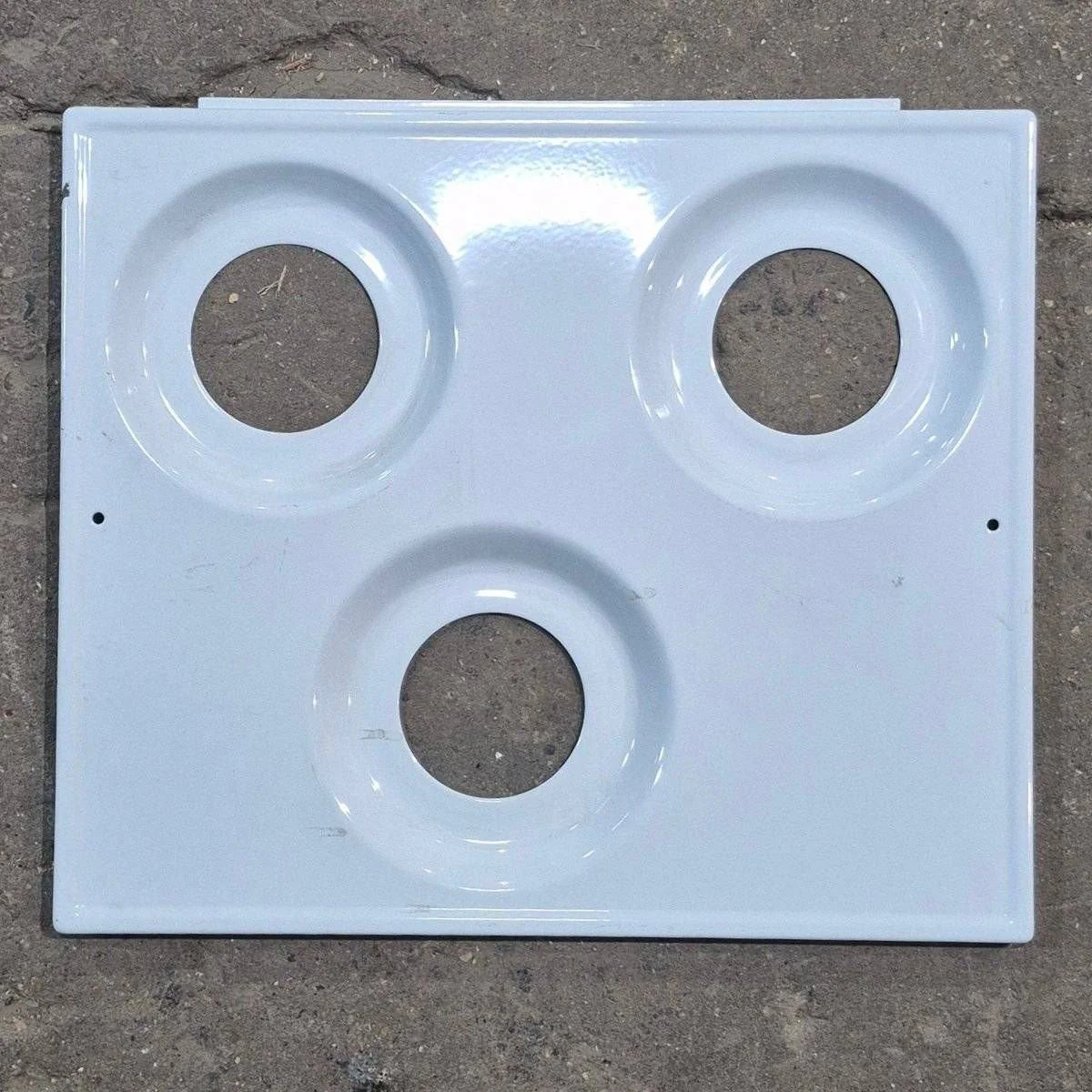 Used Atwood/ Wedgewood 3-Burner Main Top, White - 53584