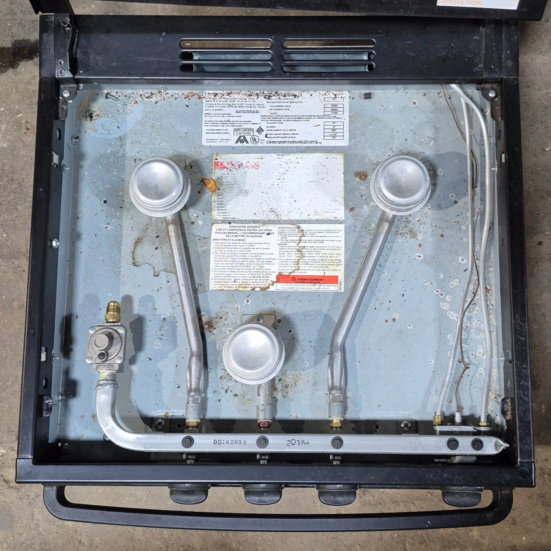Used Atwood/ Wedgewood Oven / Range 3 Burner - R-W1731BB - Image 4