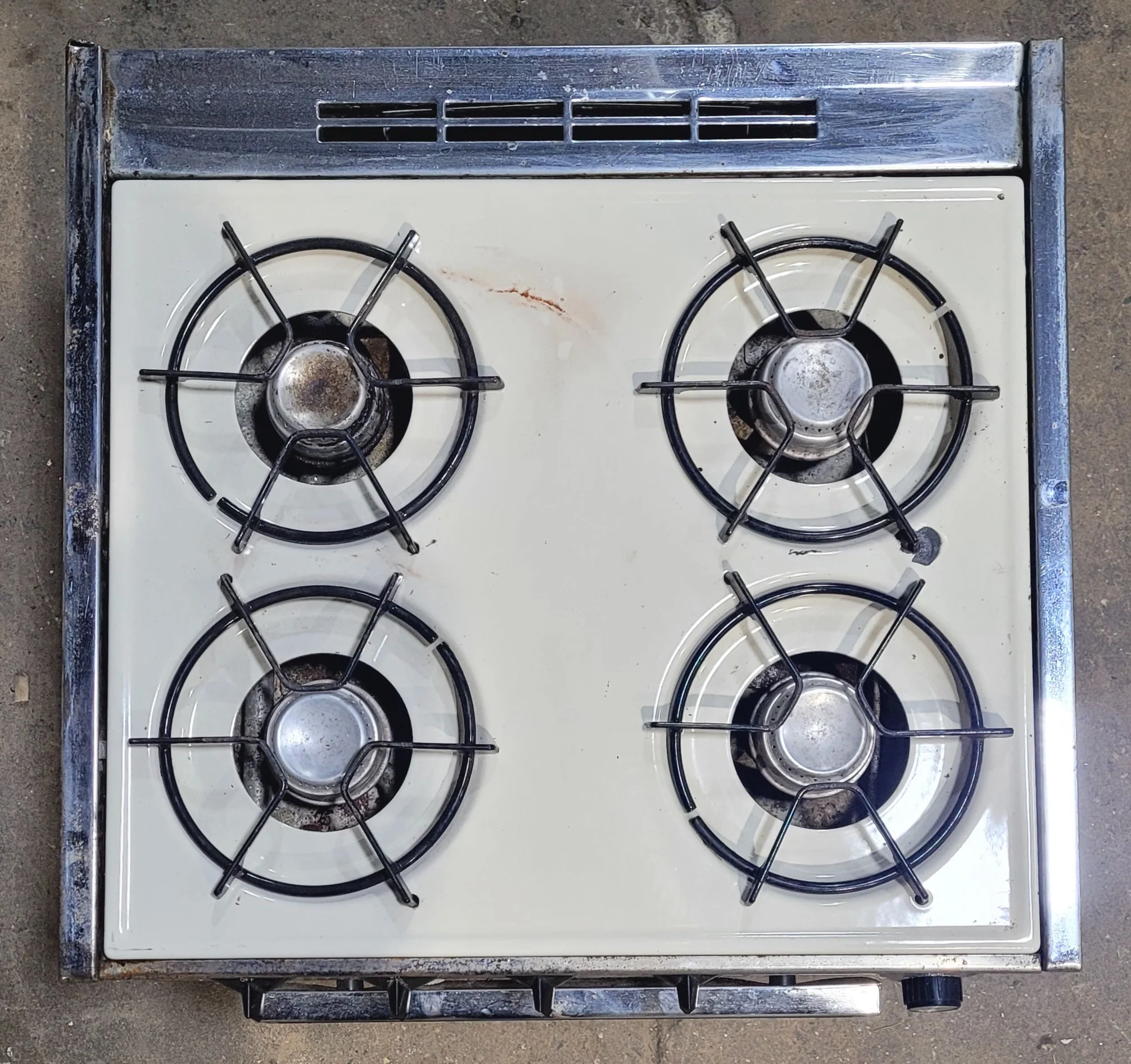 Used Atwood / Wedgewood range stove 4-burner Retro - T2130 - Image 4