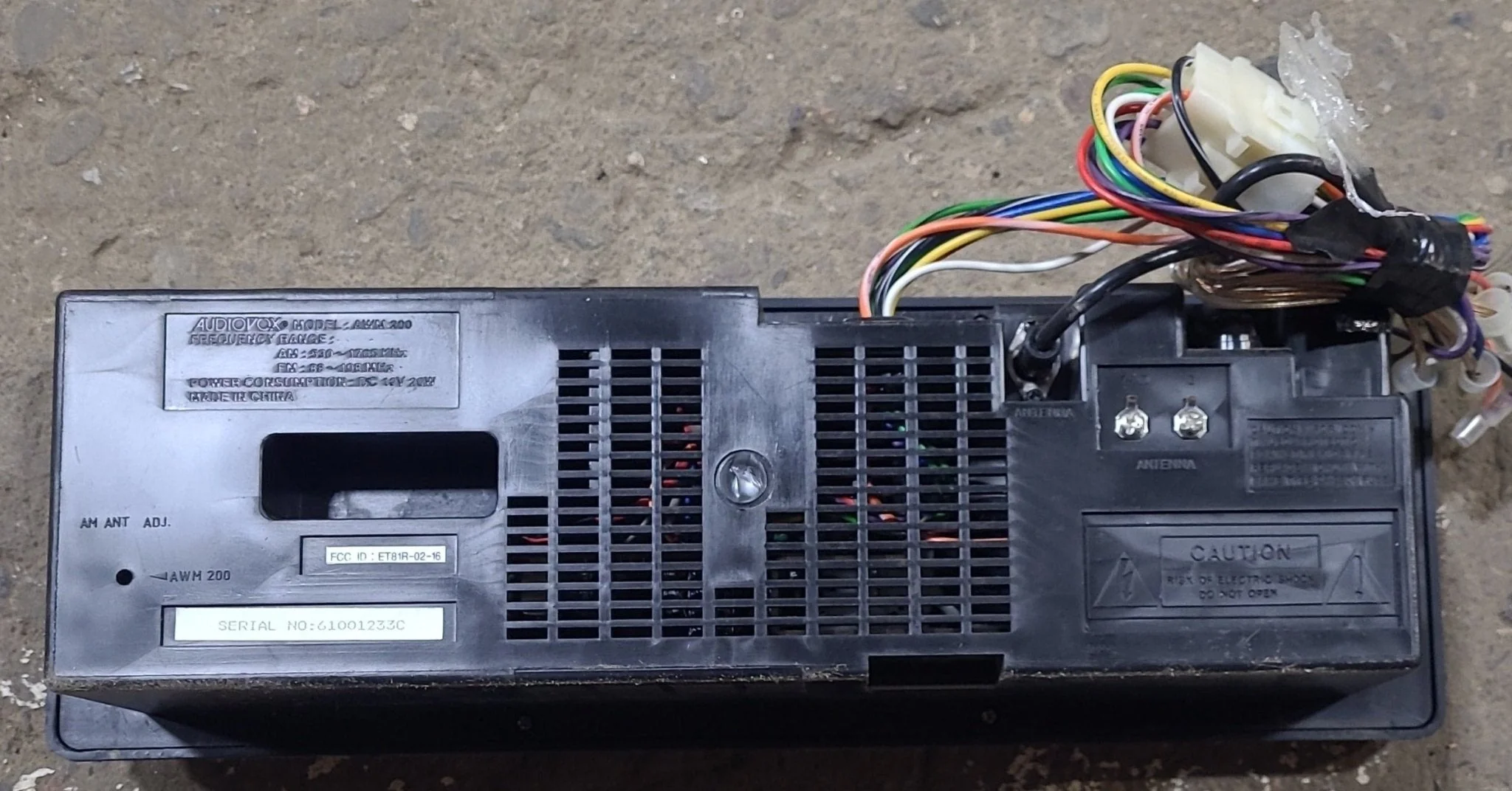 Used Audiovox RV radio AWM200 - Image 3