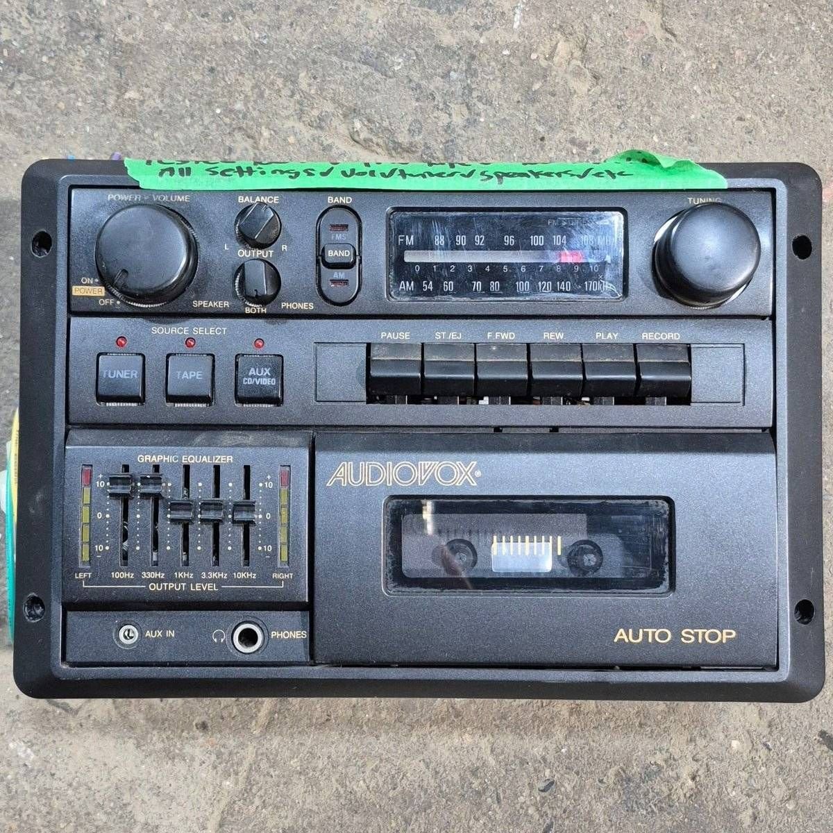 Used Audiovox RV Radio AWM401