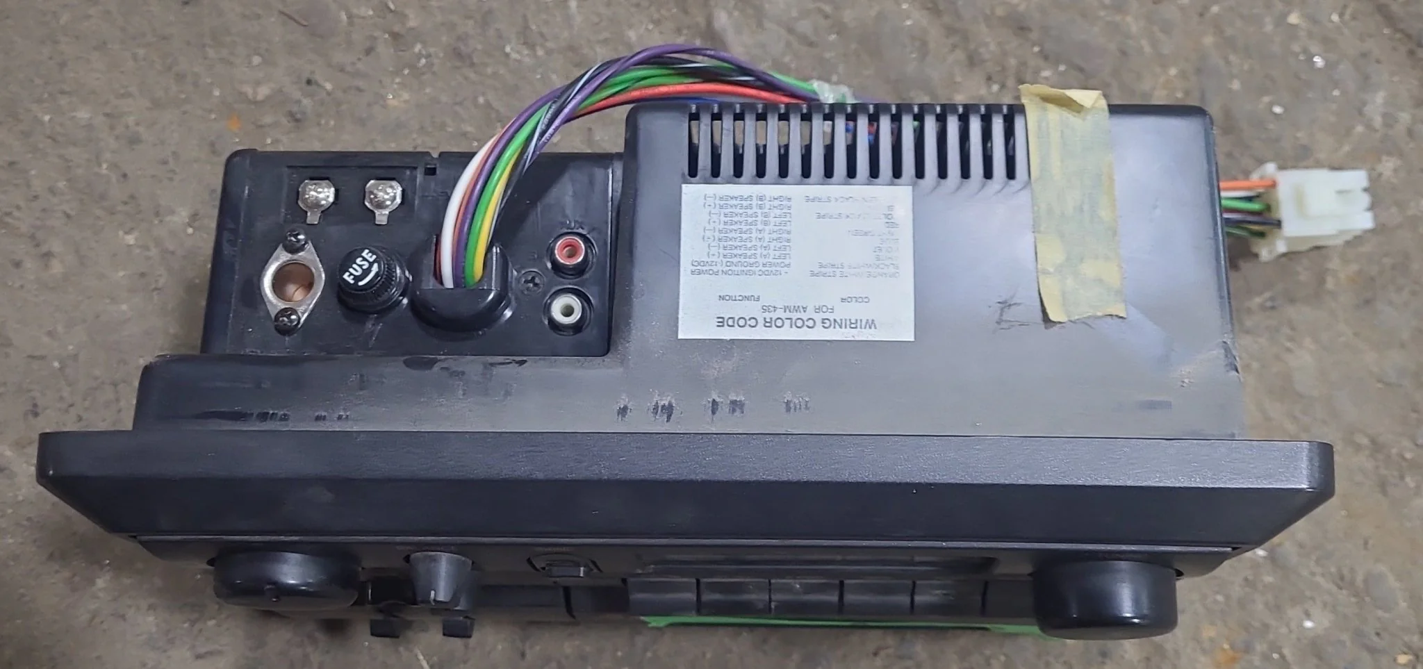 Used Audiovox RV Radio Model AWM435 - Image 2