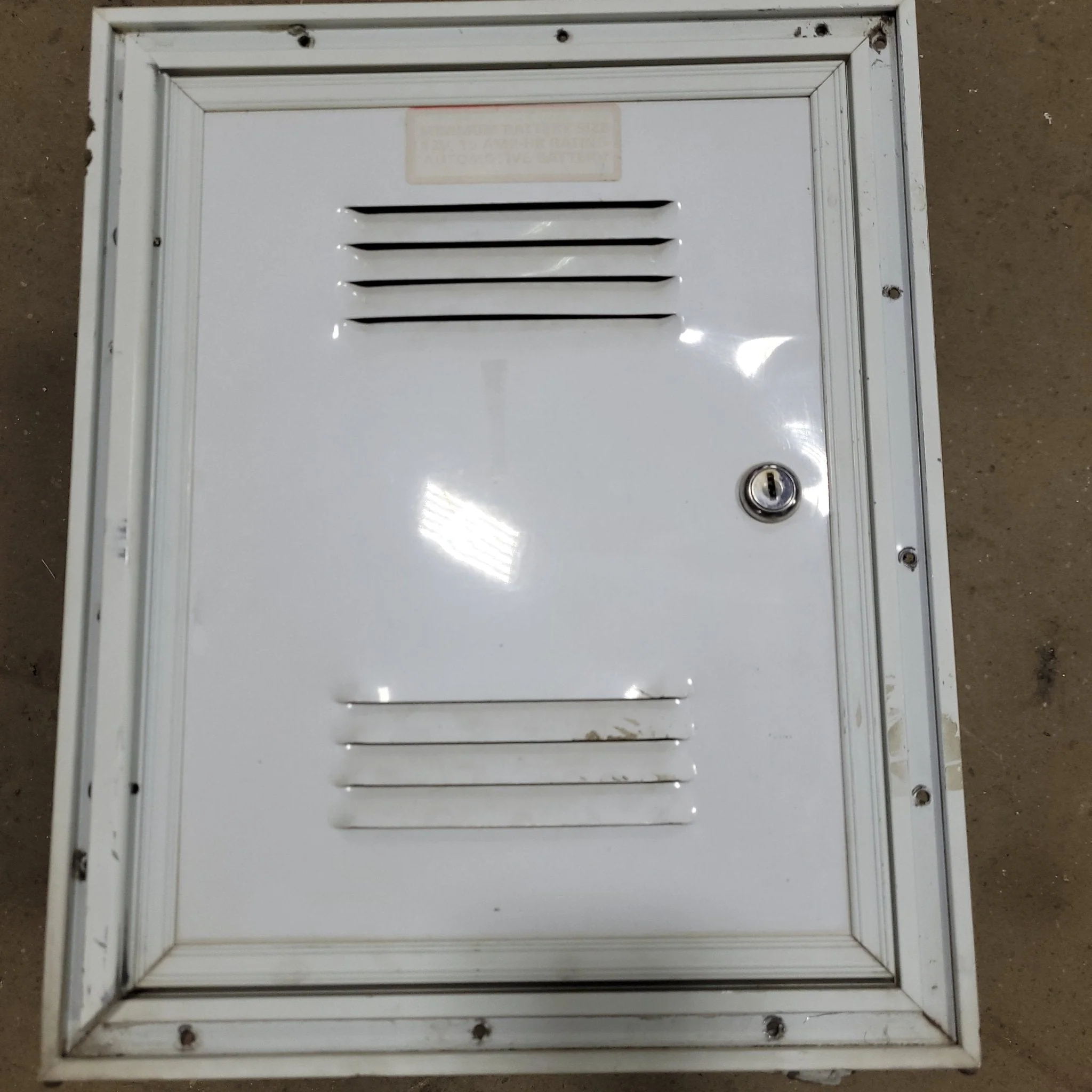 Used Battery Compartment Box