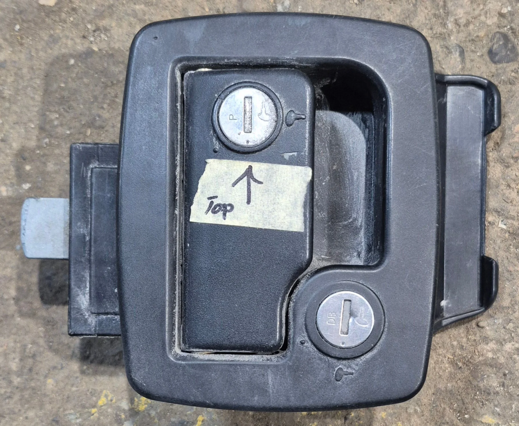 Used Bauer RV Entry Door Lock With Keyed Deadbolt