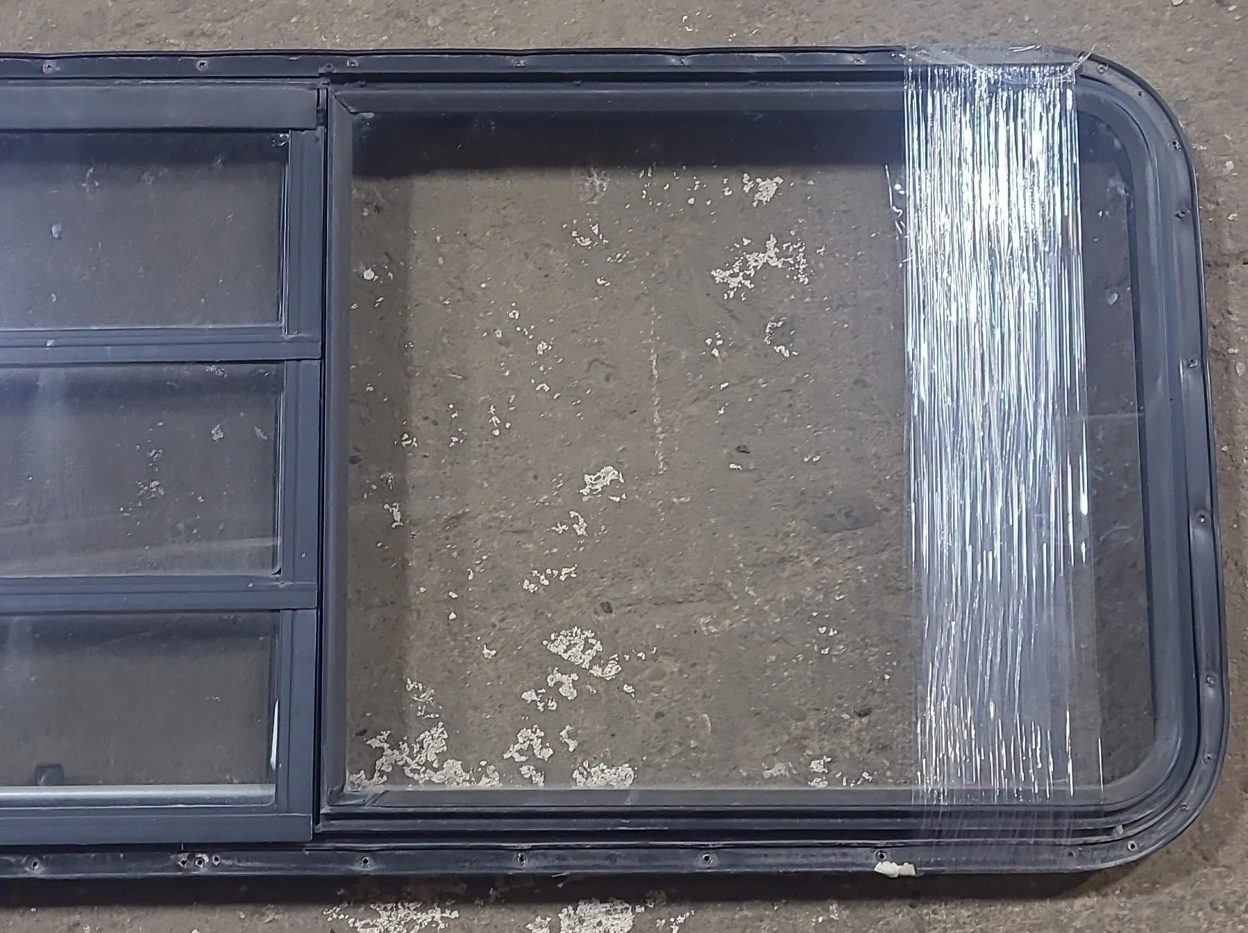 Used Black Radius Emergency Opening Window : 21 3/4" W x 59 3/4" H x 1 1/4" D - Image 3