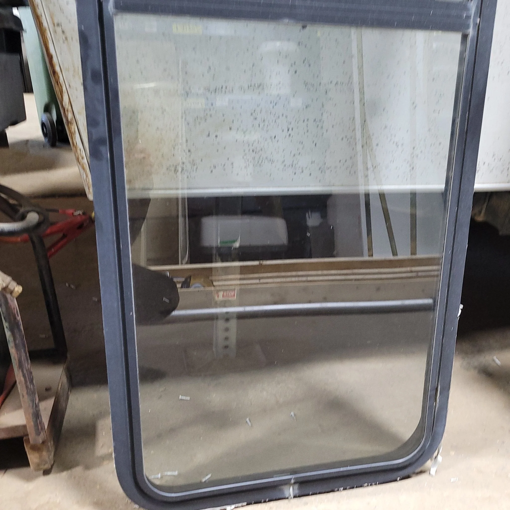 Used Black Radius Emergency Opening Window : 21 3/4" X 60 1/2" X 2" D - Image 3