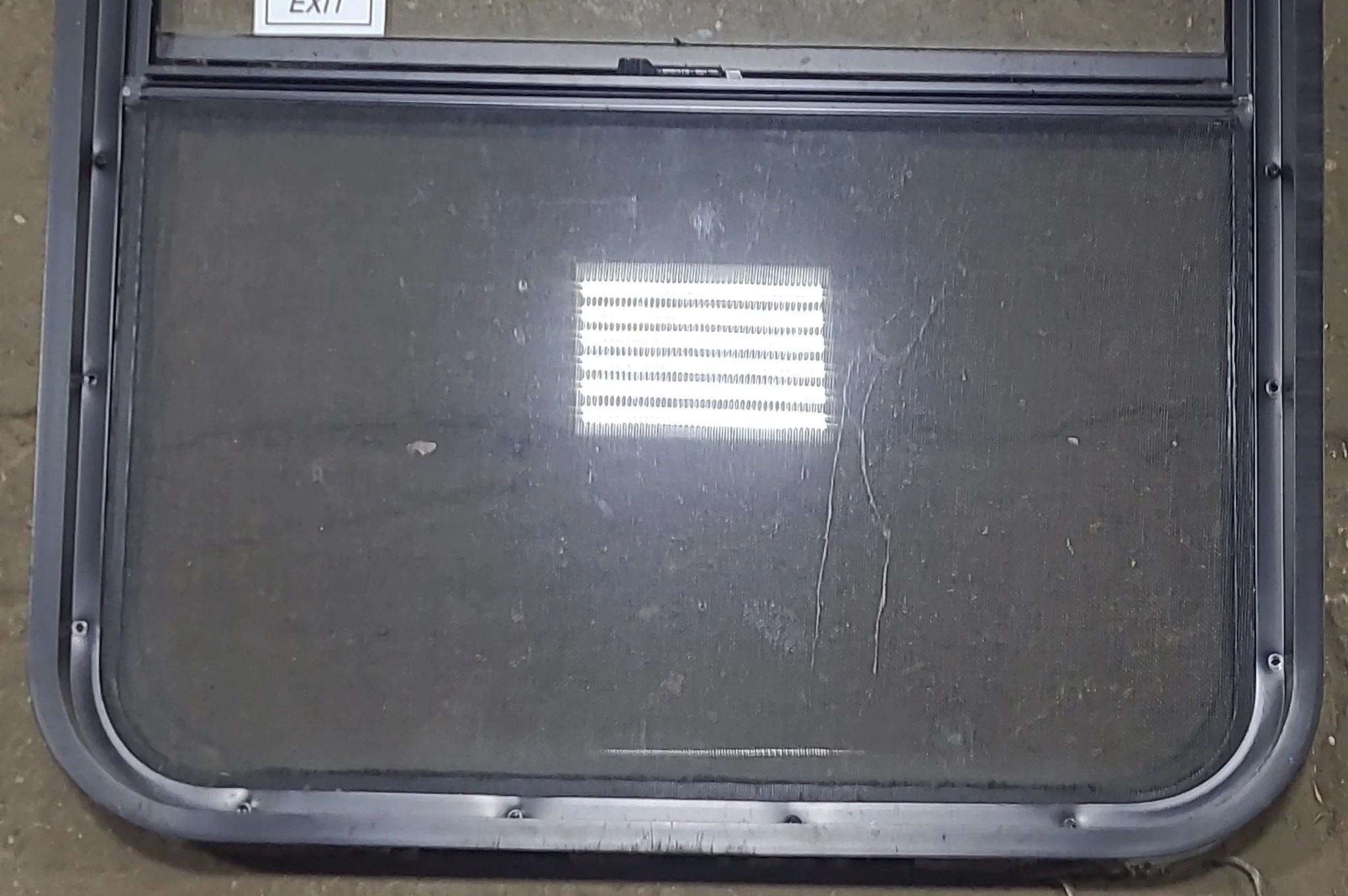 Used Black Radius Opening Window : 26 1/4" W x 34 1/4" H x 1 7/8" D - Image 8