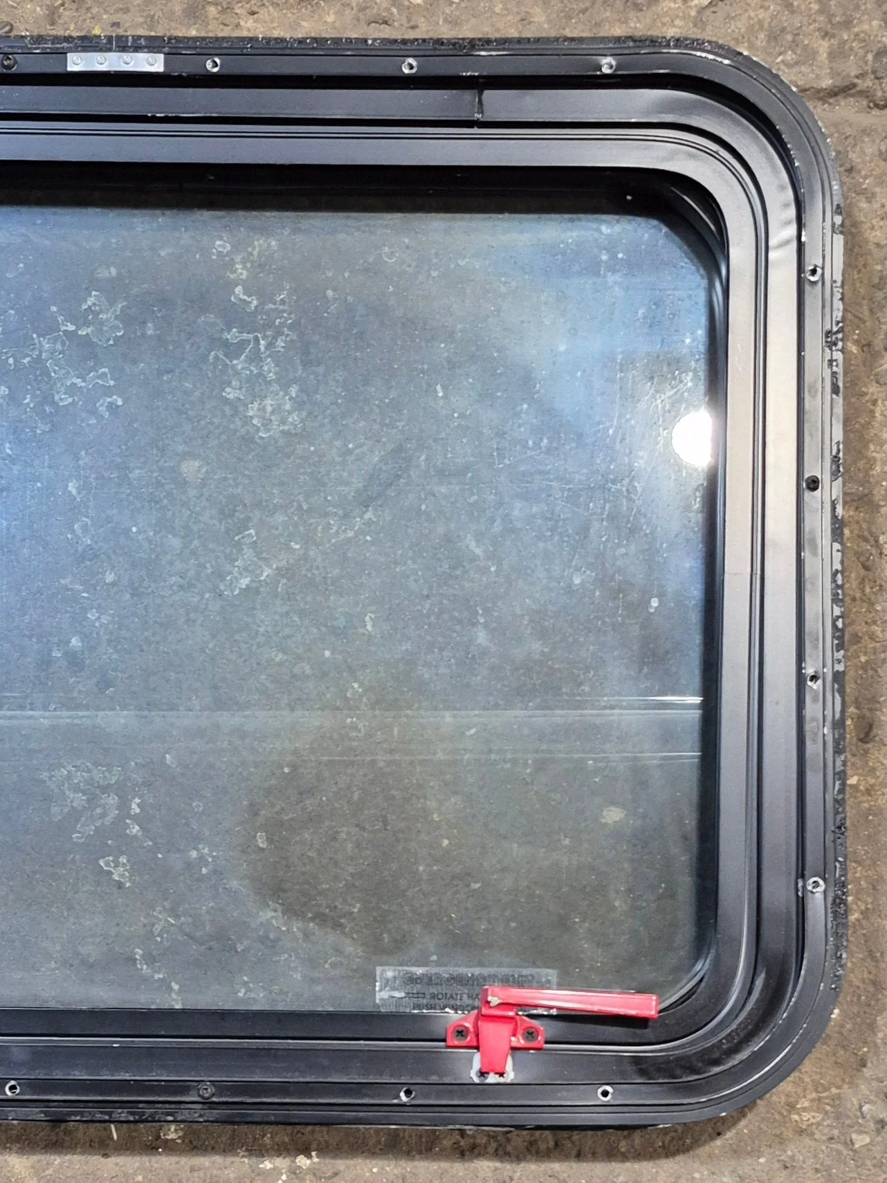 Used Black Radius Emergency Opening Window : 29 1/2" W x 21 1/2" H x 2" D - Image 7