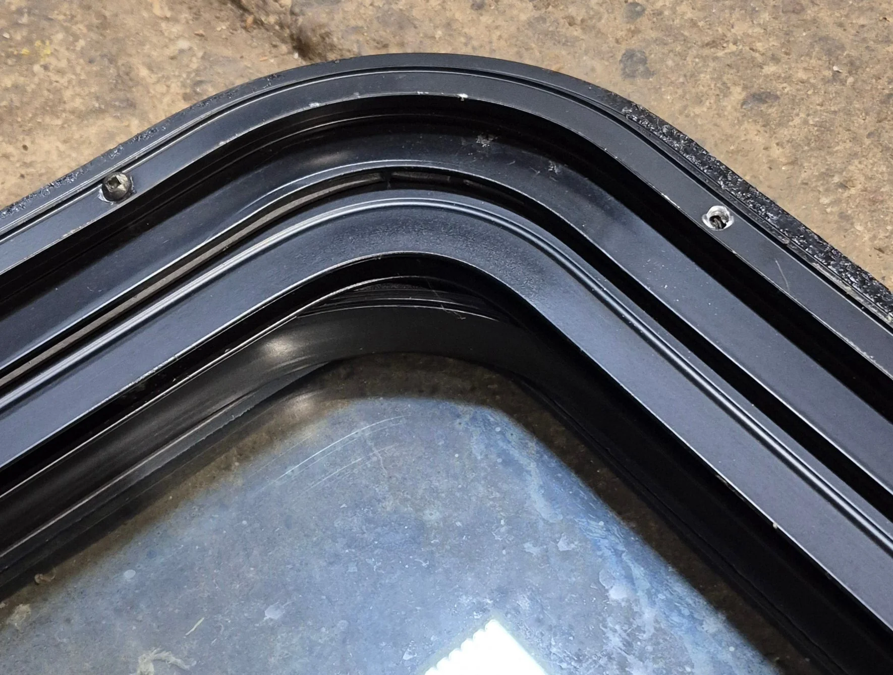Used Black Radius Emergency Opening Window : 29 1/2" W x 21 1/2" H x 2" D - Image 8