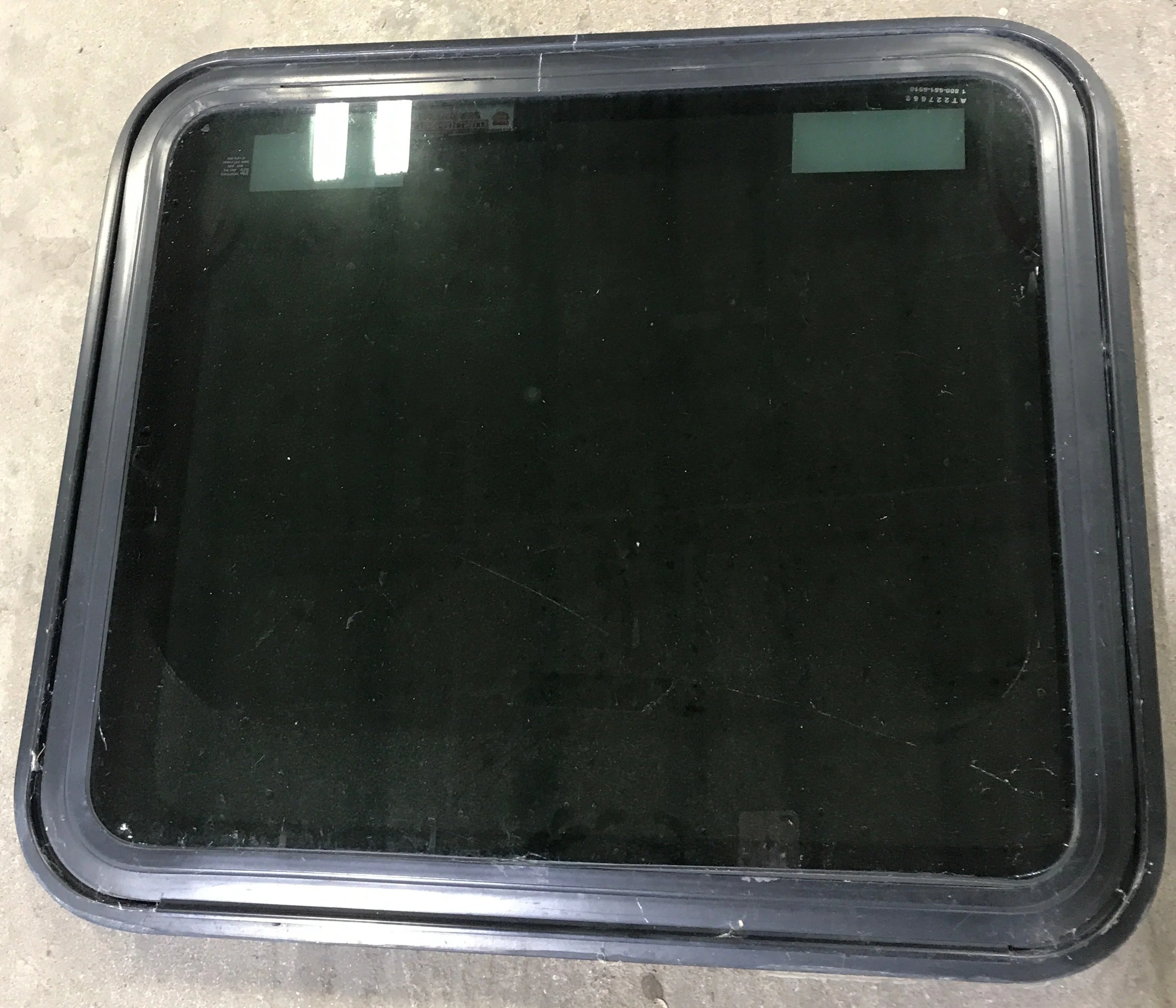 Used Black Radius Emergency Opening Window : 29 1/2" W x 25 1/2" H x 1 7/8" D - Image 2