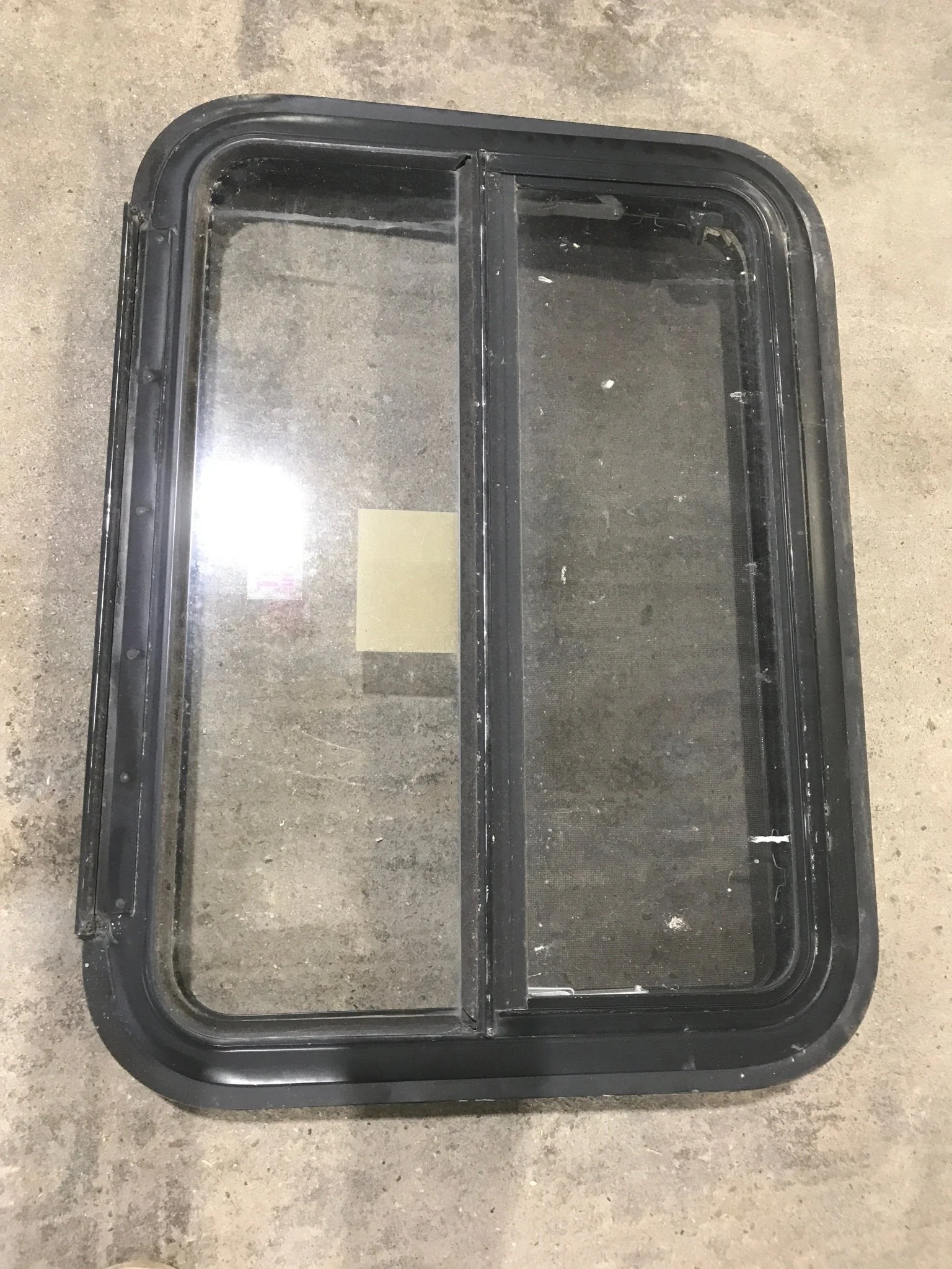 Used Black Radius Emergency Opening Window : 29 1/2" W X 29 1/2" H X 2" D - Image 3