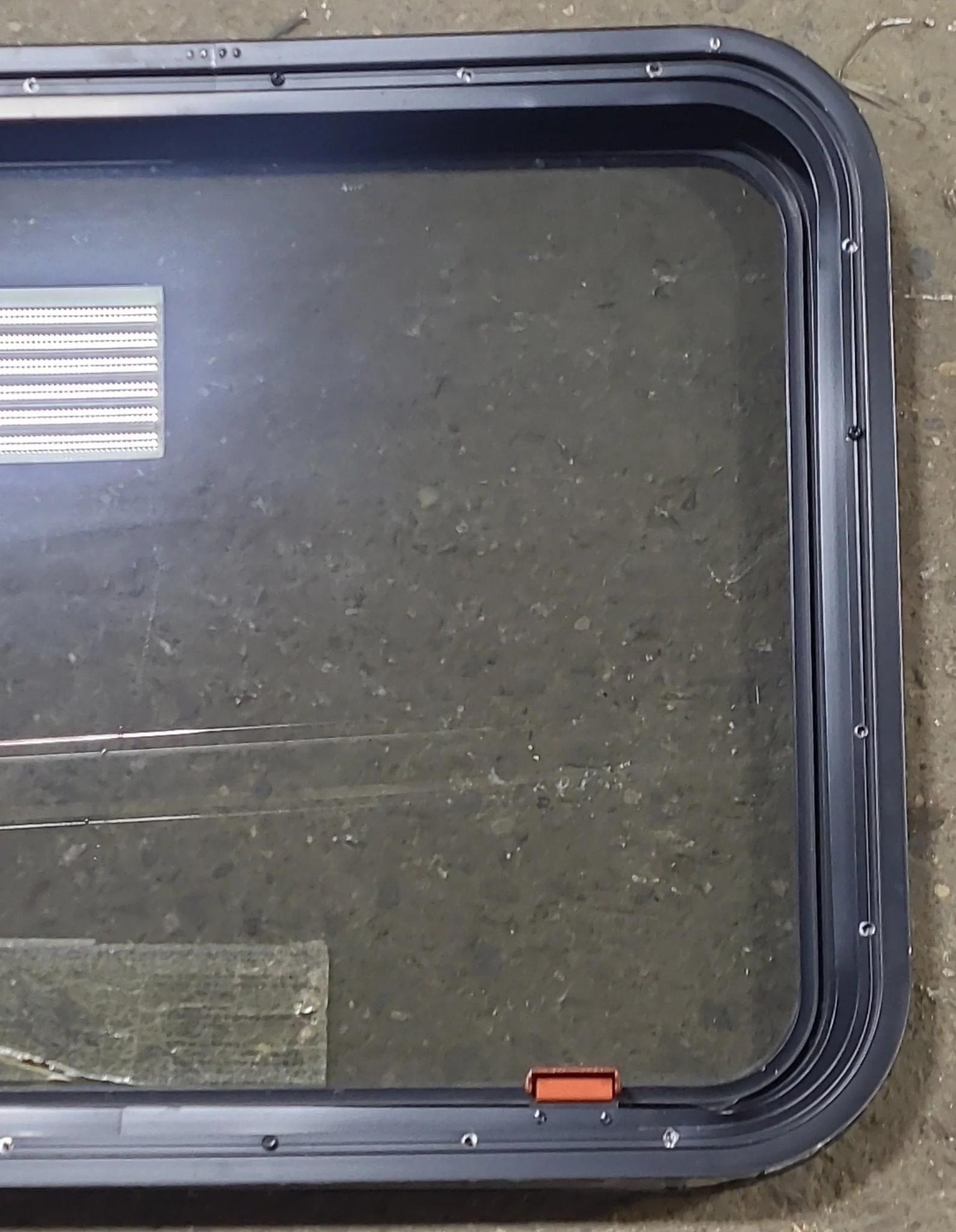 Used Black Radius Emergency Opening Window : 29 3/8" W x 22 1/2" H x 1 7/8" D - Image 6