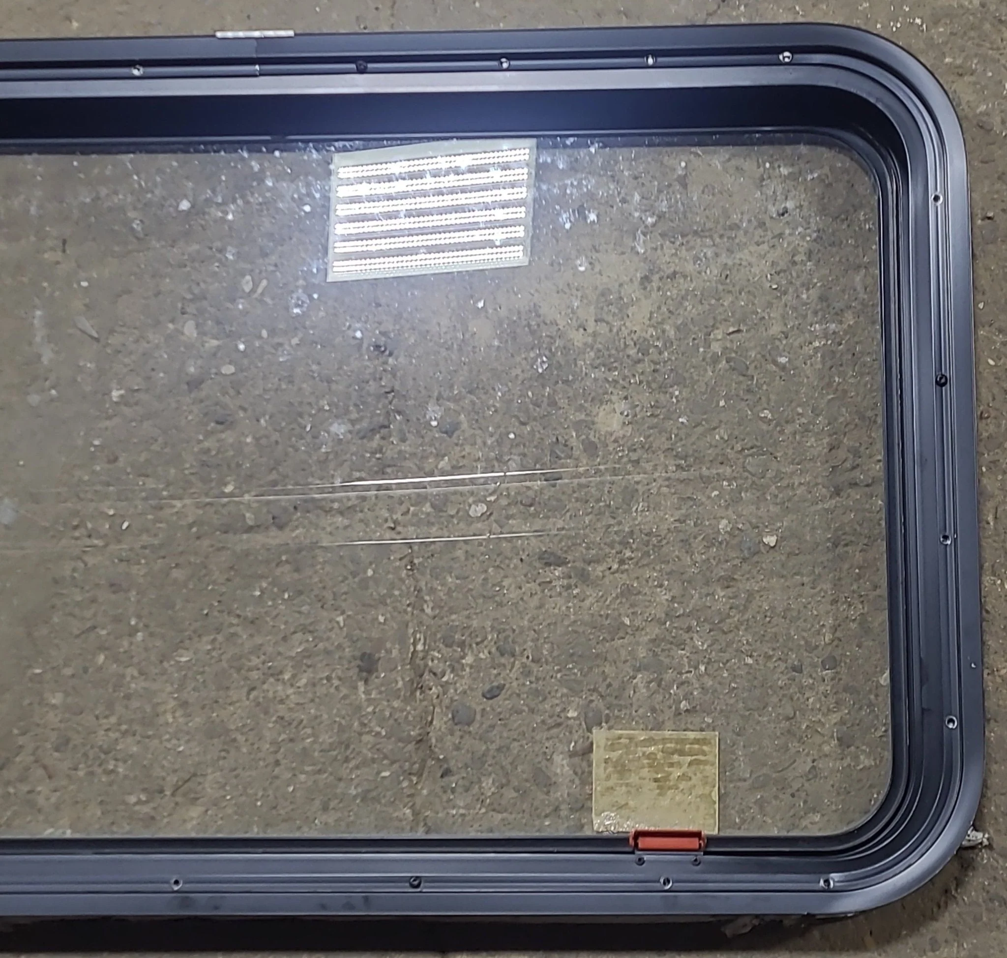 Used Black Radius Emergency Opening Window : 35 1/4" W x 21 1/2" H x 1 7/8" D - Image 5