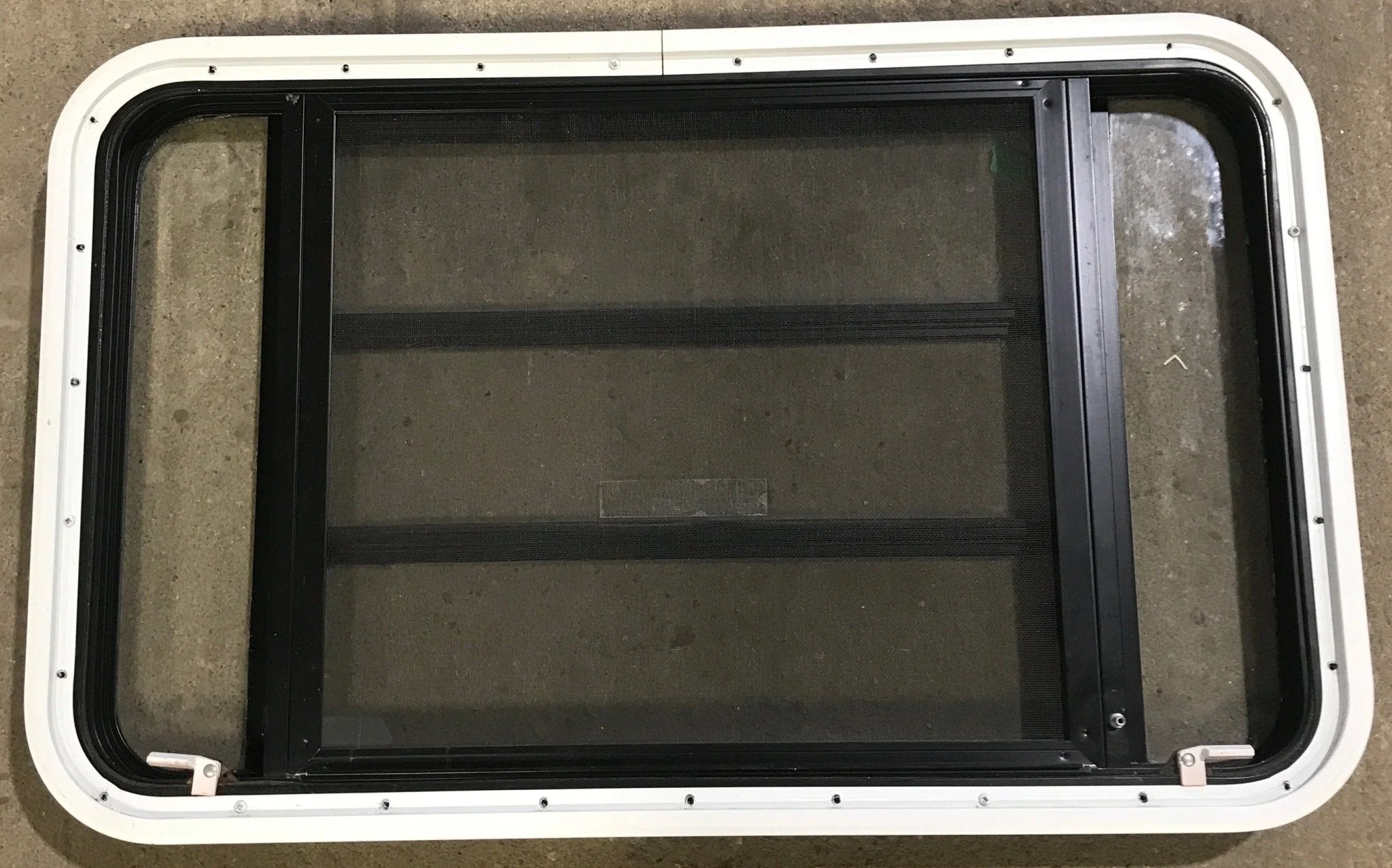 Used Black Radius Emergency Opening Window : 35 1/4" W x 21 1/4" H x 1 7/8" D - Image 4